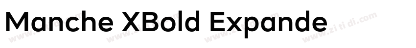 Manche XBold Expande字体转换
